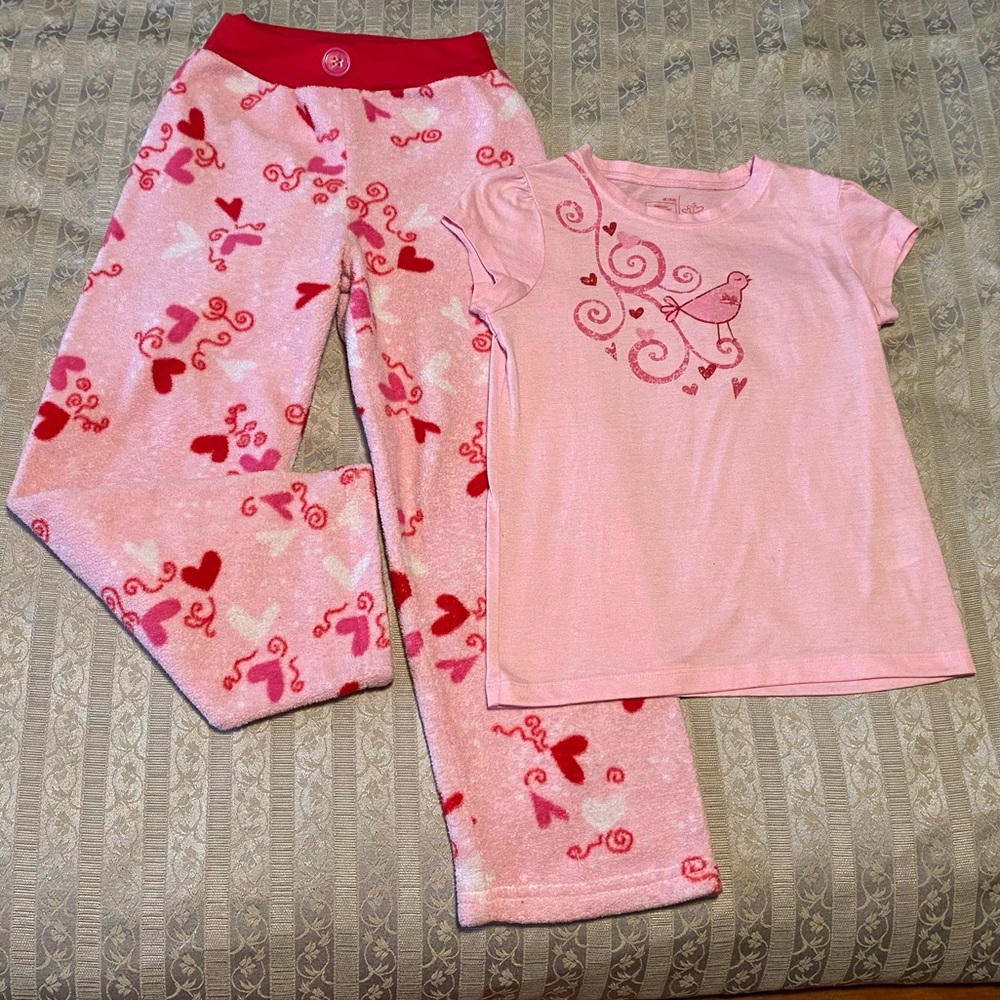Hearts pajama set